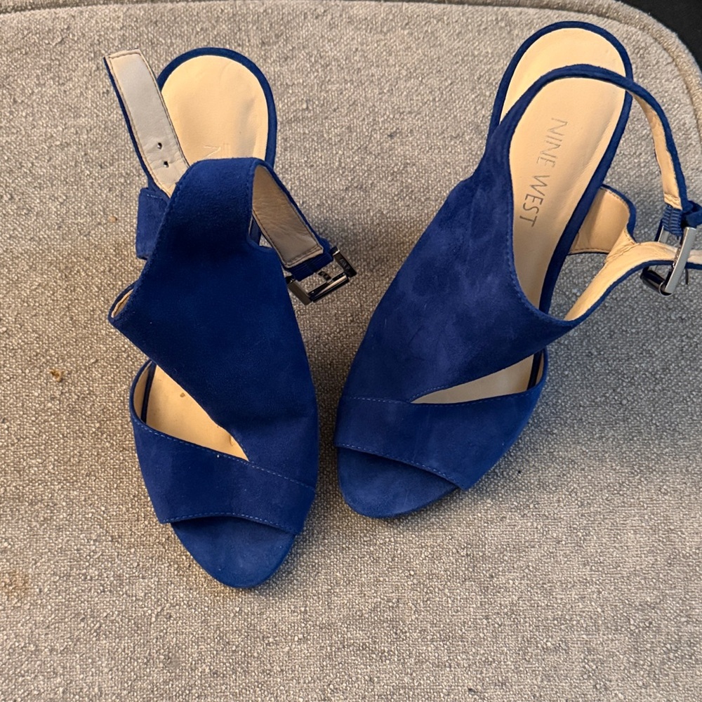 Nine West Women's Royal Blue Sandals